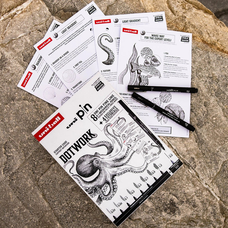 pack de rotuladores calibrados uni pin