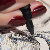 detalles obras de puntillismo hechas con Dotwork Starter Unipin