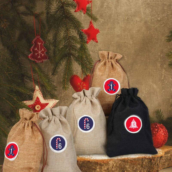 Kit Calendario de Adviento con Bolsas de Tela Artemio