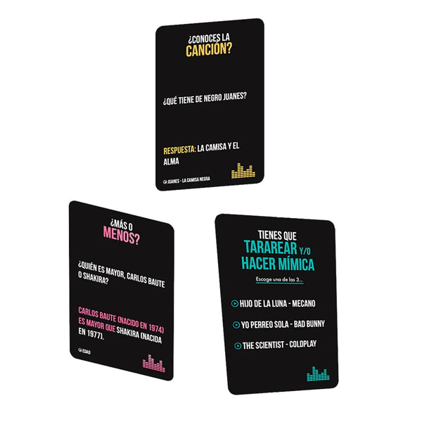 Play Hit juego de cartas viaje musical