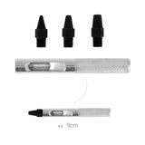 perforador metálico punzón de 3 tamaños artemio