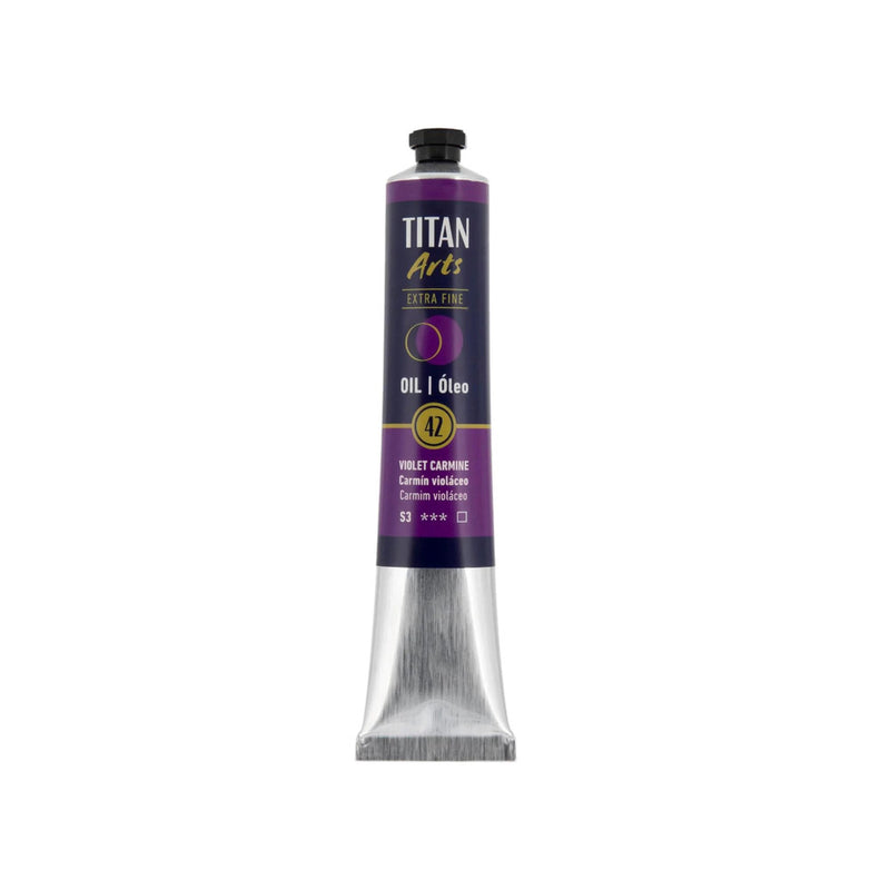 oleo titan extra fine 60 ml carmin violaceo