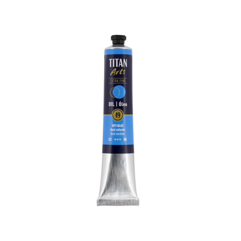oleo titan extra fine 60 ml azul cerúleo