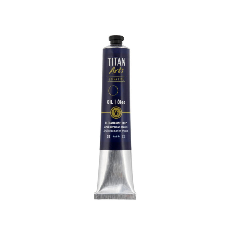 oleo titan extra fine 60 ml azul ultramarino oscuro