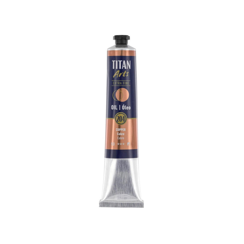 oleo titan extra fine 60 ml metal cobre