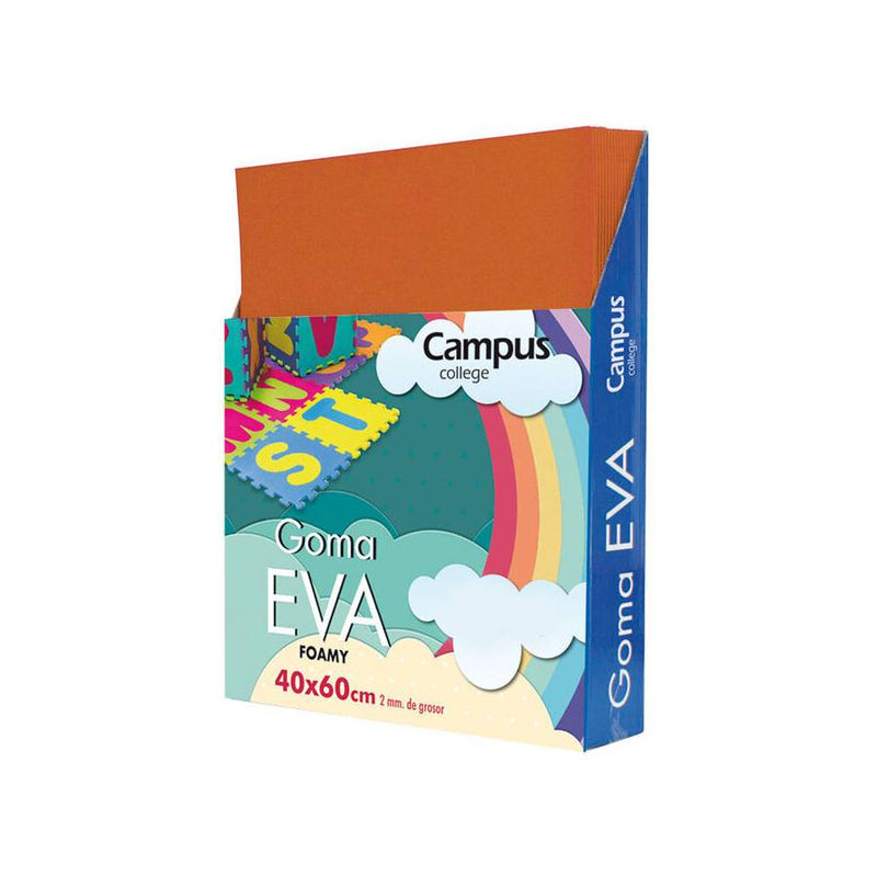 goma eva campus 40x60 cm marron