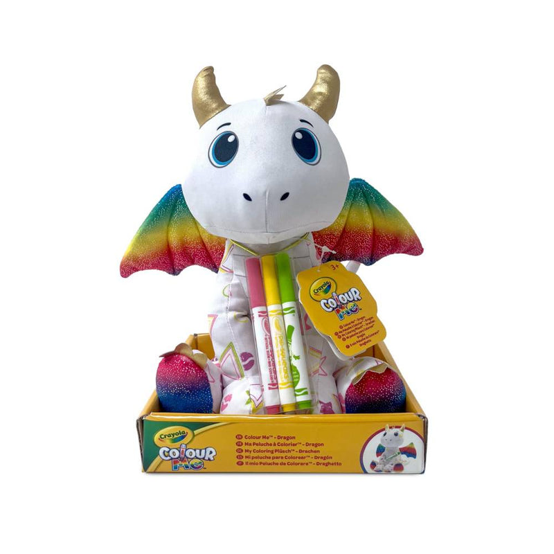 Colorea tu Peluche Dragoncito con 3 rotuladores
