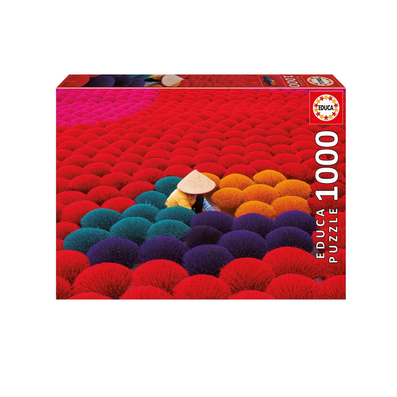 Puzzle 1000 Piezas Aldea del Incienso, Vietnam Educa
