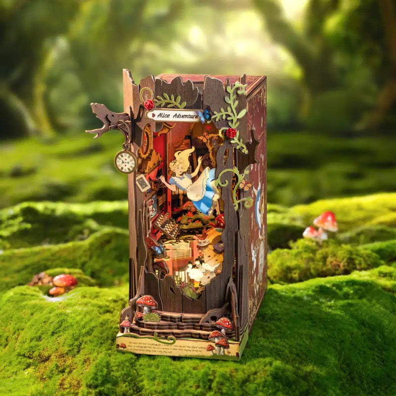 book nook alicia en el pais de las maravillas robotime