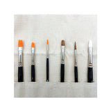 Tubo 6 Pinceles Acuarela + Estuche Tela VAN GOGH