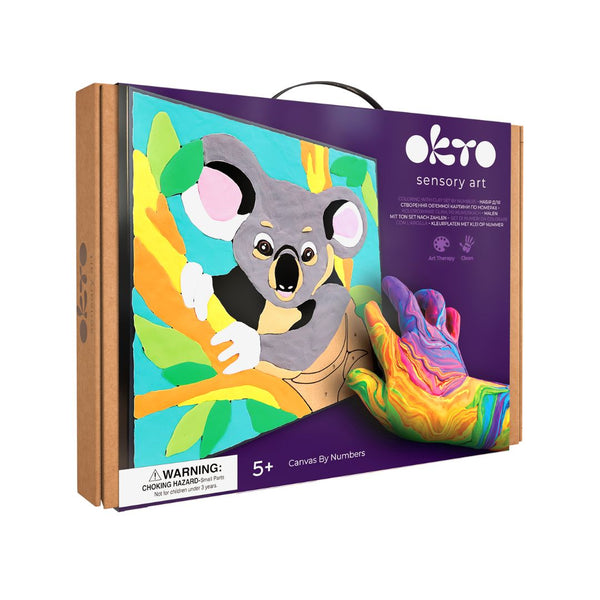 set de arcilla creativa para niños OKTO 3D con diseño de Koala