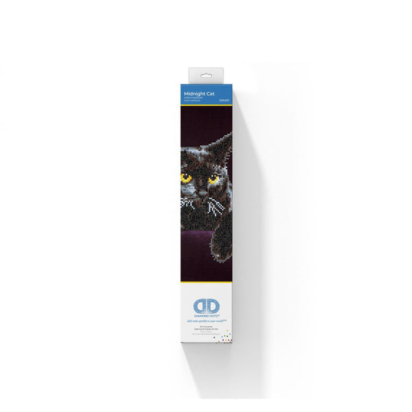 Kit de pintura diamante Midnight Cat Diamond Dotz