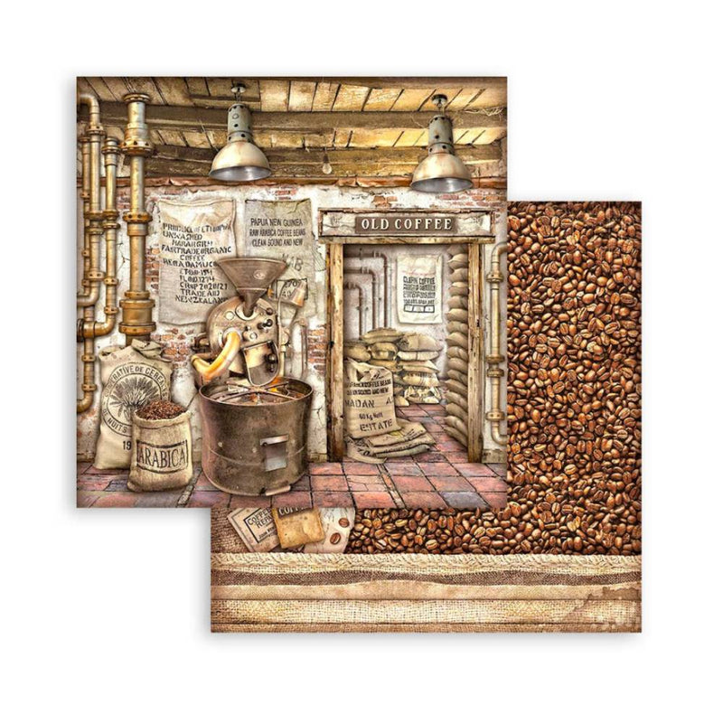 Set Scrap 10 Hojas Coffee & Chocolate (10)