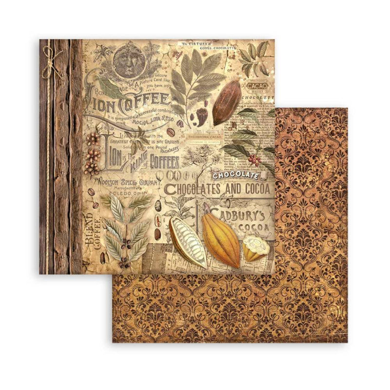 Set Scrap 10 Hojas Coffee & Chocolate (11)