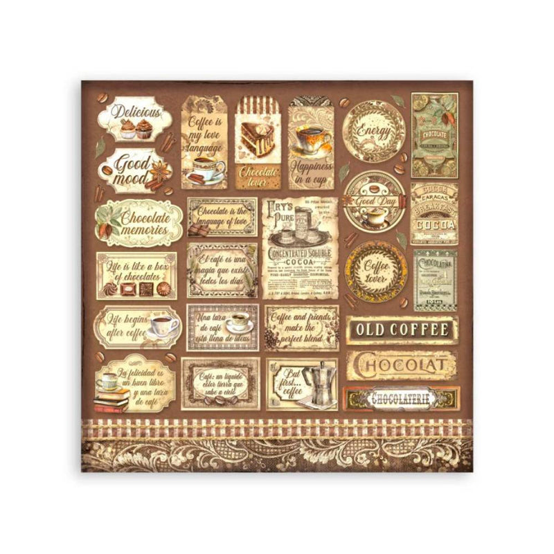Set Scrap 10 Hojas Coffee & Chocolate (1)
