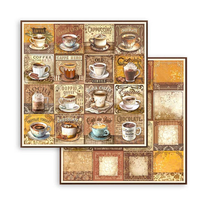 Set Scrap 10 Hojas Coffee & Chocolate (8)
