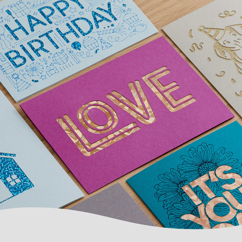 Tarjetas personalizadas con cricut 