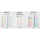 bolis de gel colores metalicos y de purpurina pack completo deogel 1.0 karin