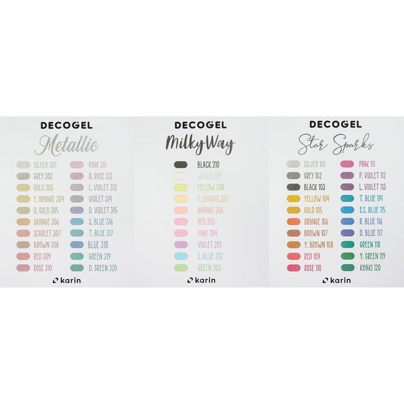 bolis de gel colores metalicos y de purpurina pack completo deogel 1.0 karin