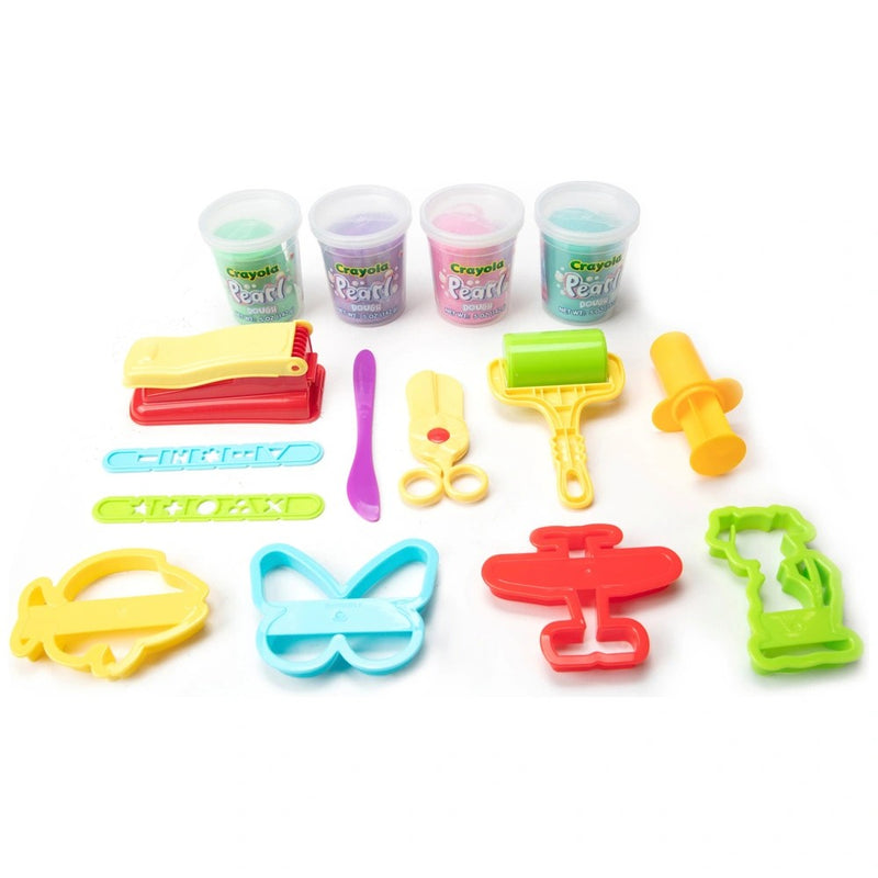 maletin creativo de 16 piezas crayola pearl dough