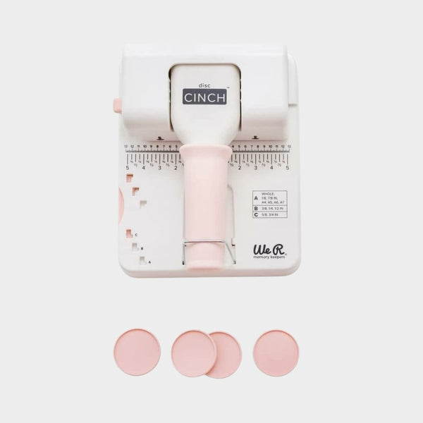 Encuadernadora Mini Cinch Rosa We R Makers (1)