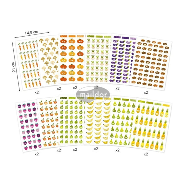 Libro Stickers Emoticons A5 24 Páginas Maildor