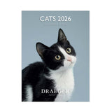 calendario de pared 2026 A5 draeger gatos