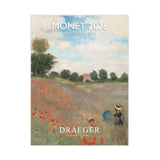calendario 2026 de pared claude monet 