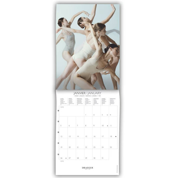 calendario pequeño 2026 danza draeger