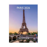 calendario 2026 de pared pequeño paris