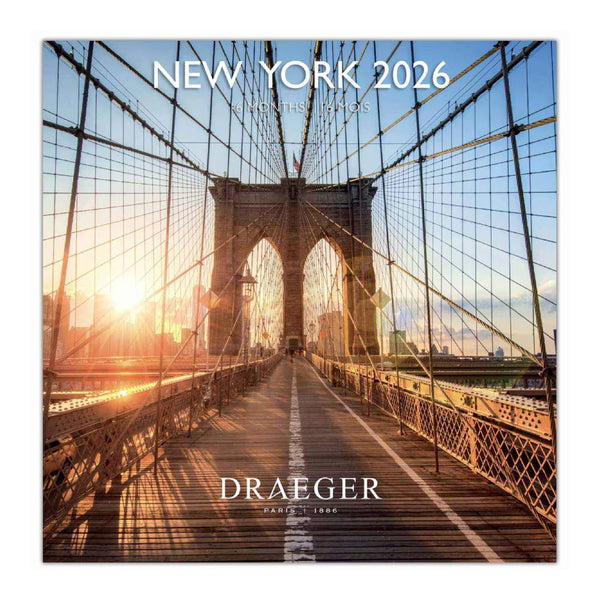 calendario grande 2026 nueva york draeger