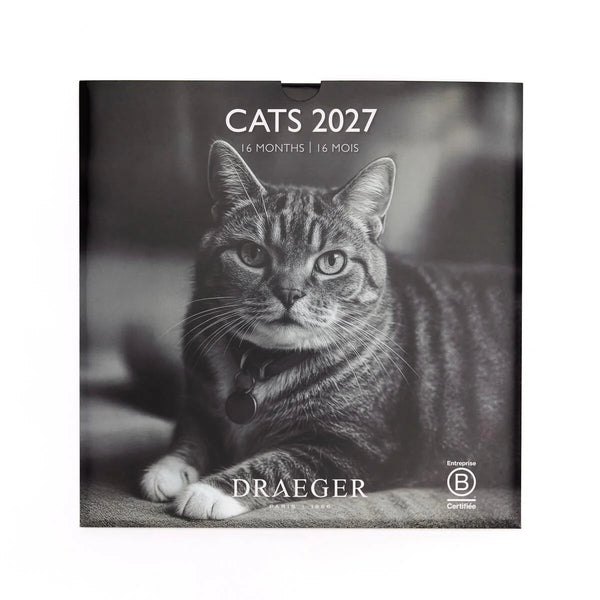 708 Calendario Gde. Gatos B&N 2027