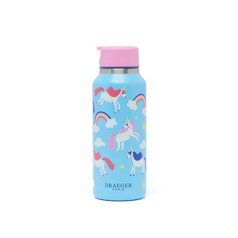 Botella acero inox termica 400ML UNICORNIOS