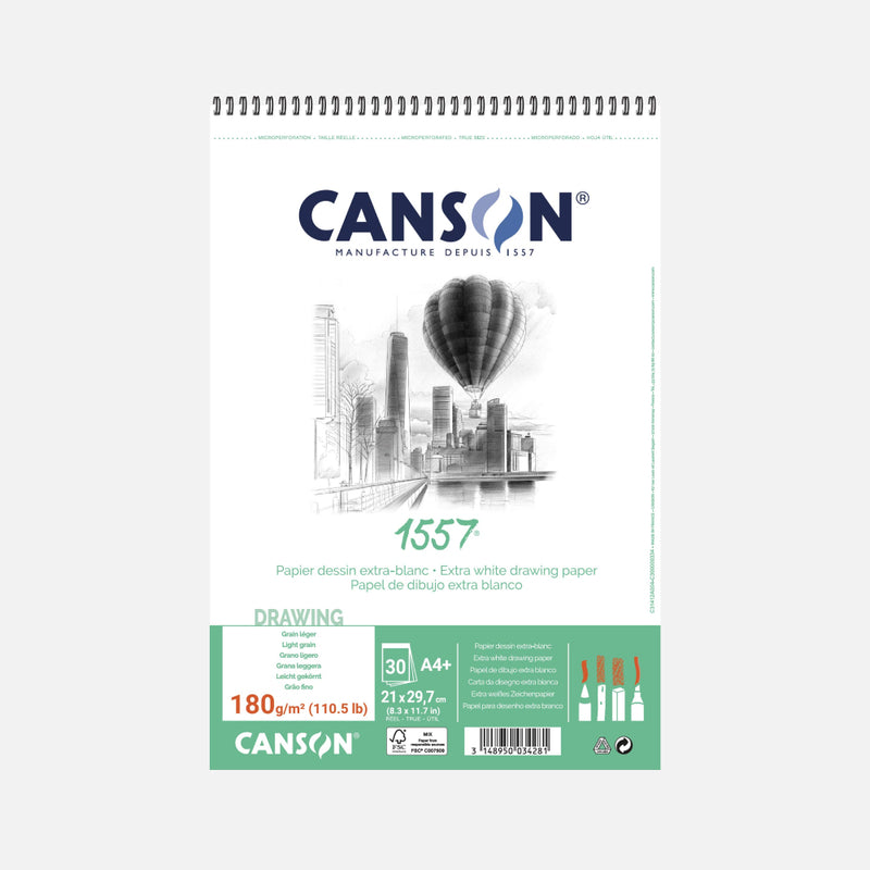 Bloc de Dibujo '1557' A4 180gr Canson