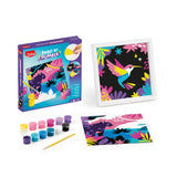 kit pintar por numeros leopardo y colibri maped