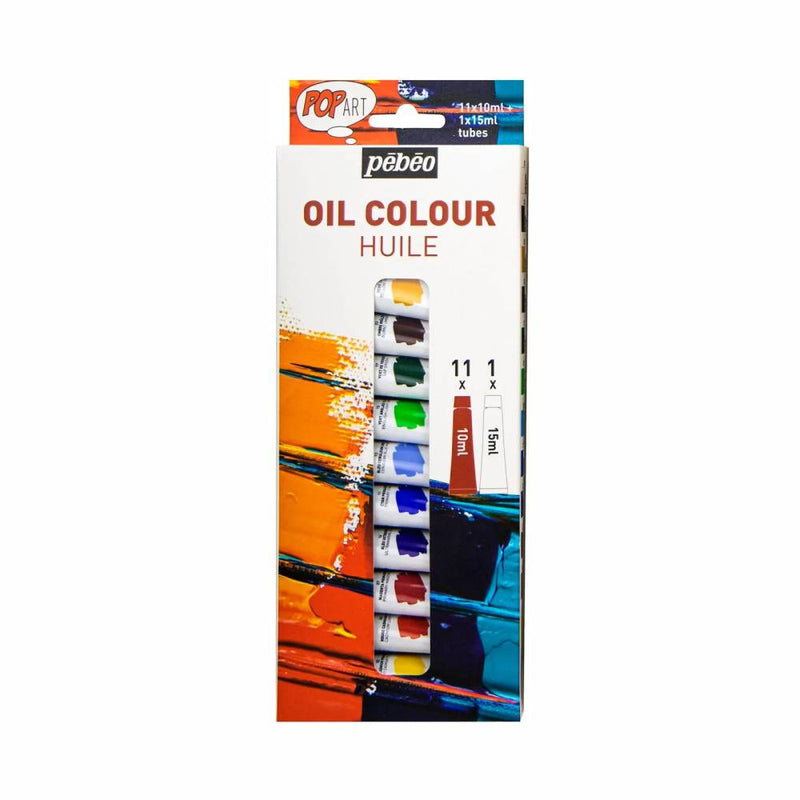 POP ART SET OLEO 11X10ML+1X15ML Blanco