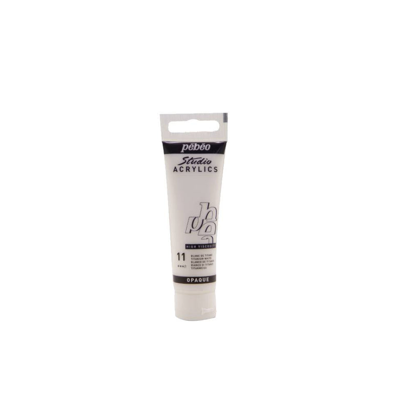 ACRÍLICO FINO STUDIO ACRYLICS 30 ML BLANCO DE TITANIO