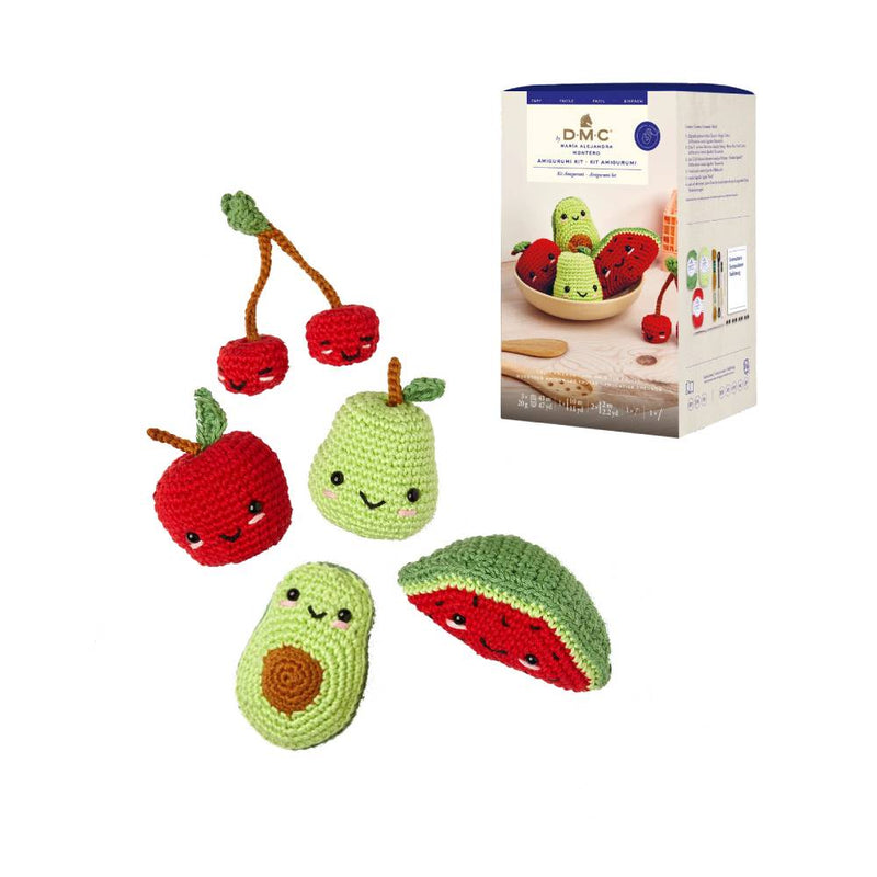 Kit Amigurumi Nuestras amigas las frutas DMC