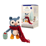 KIT AMIGURUMI  BUHO EN EL HUERTO