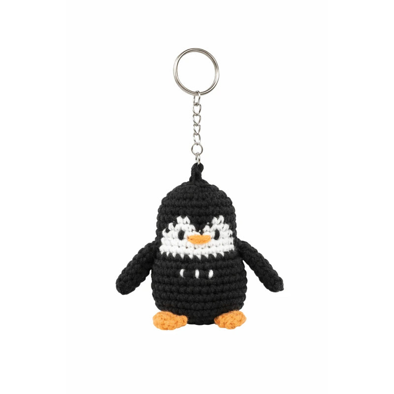 kit llavero pinguino amigurumi dmc anchor