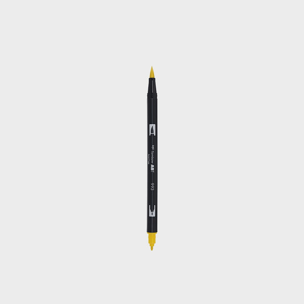 Rotulador Tombow Doble Punta o Dual Brush Pen para Lettering 1/2 & BRUSH-993 chrome orange