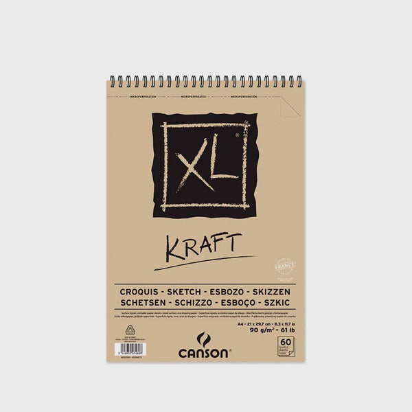 Bloc Dibujo Kraft XL 60h 90gr A4 Canson