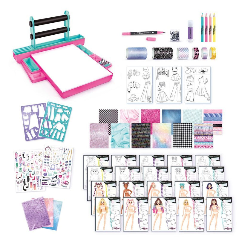 set creativo para diseño de moda style 4 ever con pantalla LED