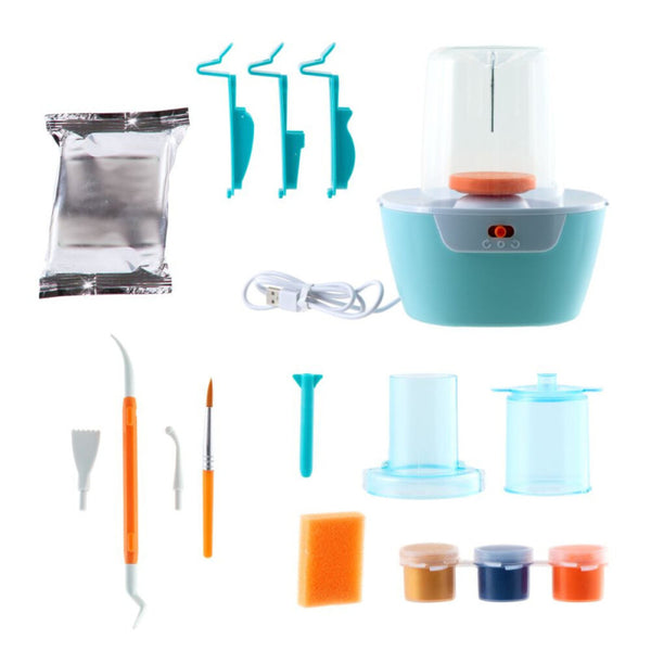 componentes del súper taller de cerámica de canal toys