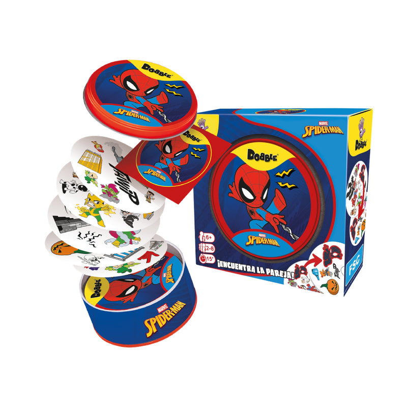 dobble spiderman juego de mesa