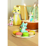 zorro de carton decopatch manualidad pintada