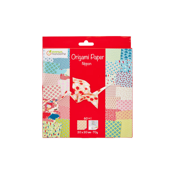 kit origami infantil nippon avenue mandarine