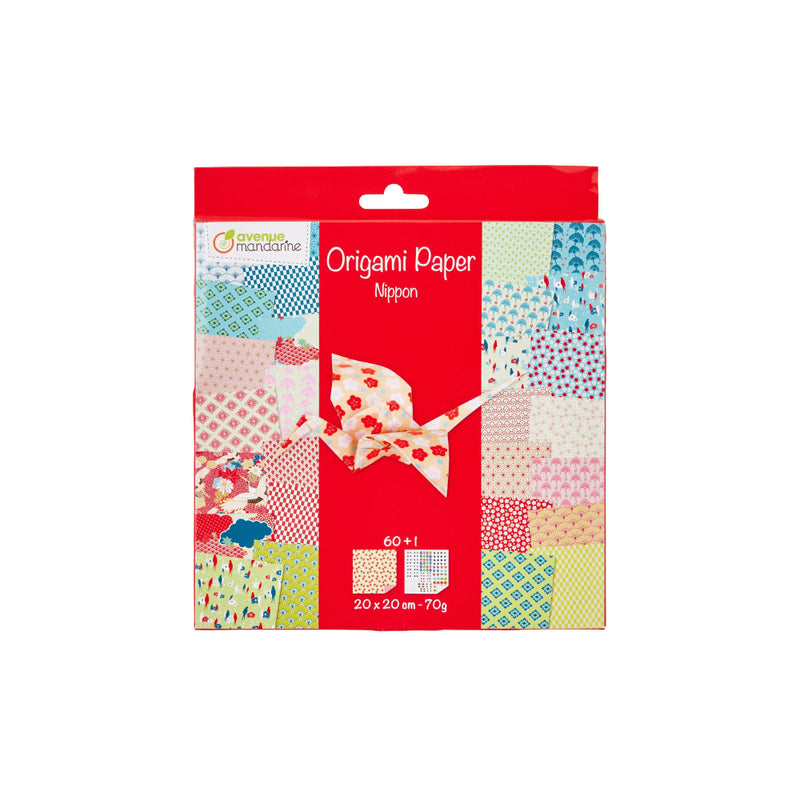 kit origami infantil nippon avenue mandarine