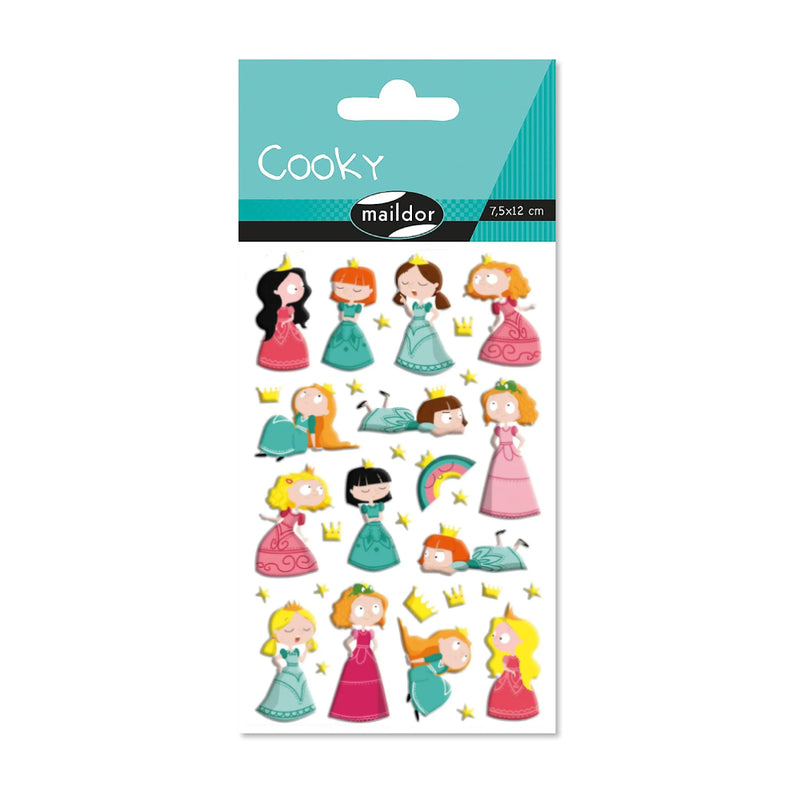 set pegatinas cooy maildor princesas