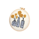 Punch Needle Jarrones y flores